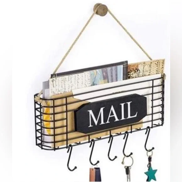 Rustic Mail Key Holder - Picture 1 of 1